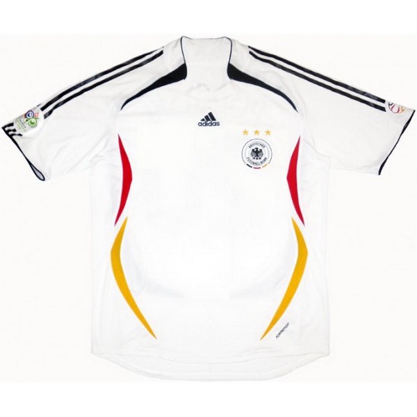 Camiseta Alemania Replica Primera Ropa Retro 2006 Blanco